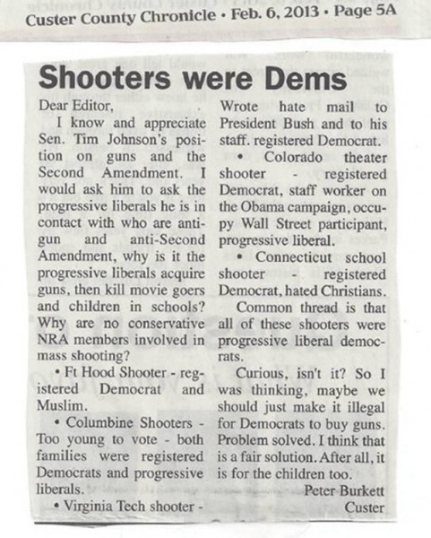 Shooters were Democrats